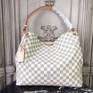 LV GraceFull Tote Damier Azur MM